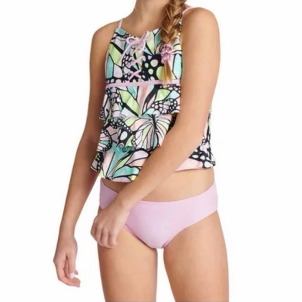 NWT Justice Girls Cupcake Tankini size 10